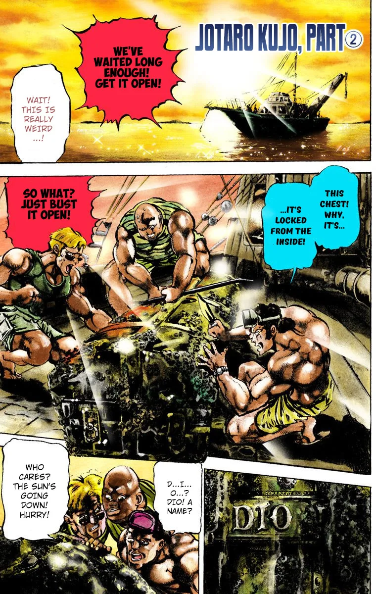 JoJo no Kimyou na Bouken Part 3: Stardust Crusaders Colored Manga — Chapter 2 — Page 1