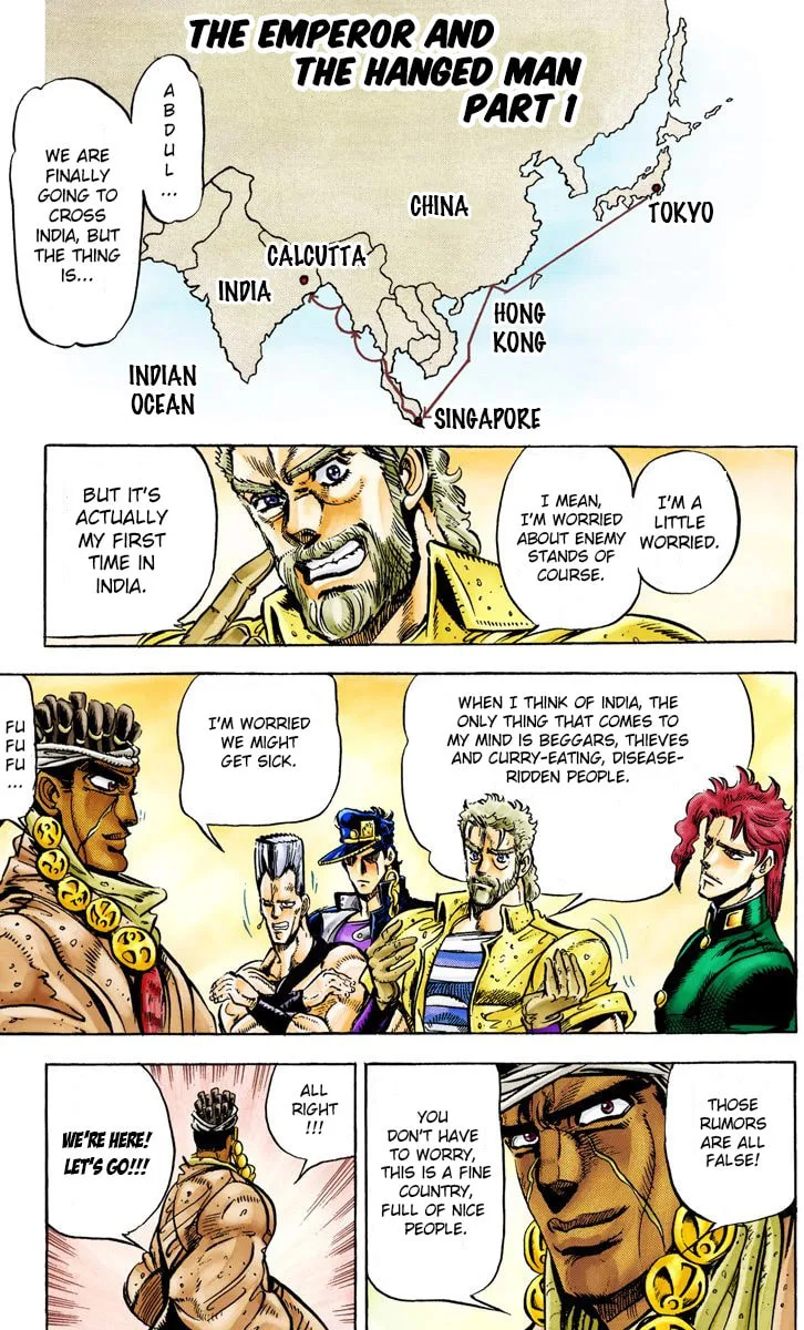 JoJo no Kimyou na Bouken Part 3: Stardust Crusaders Colored Manga — Chapter 27 — Page 1
