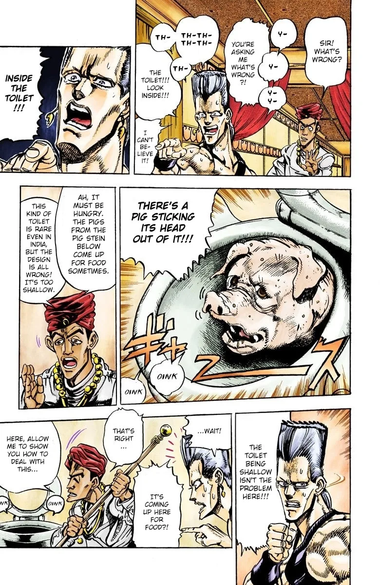 JoJo no Kimyou na Bouken Part 3: Stardust Crusaders Colored Manga — Chapter 27 — Page 8