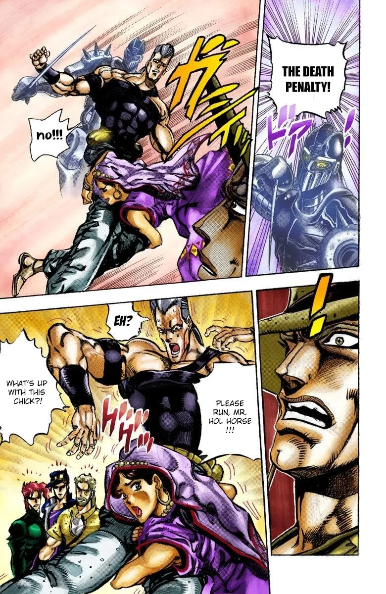JoJo no Kimyou na Bouken Part 3: Stardust Crusaders Colored Manga β Chapter 33 β Page 12