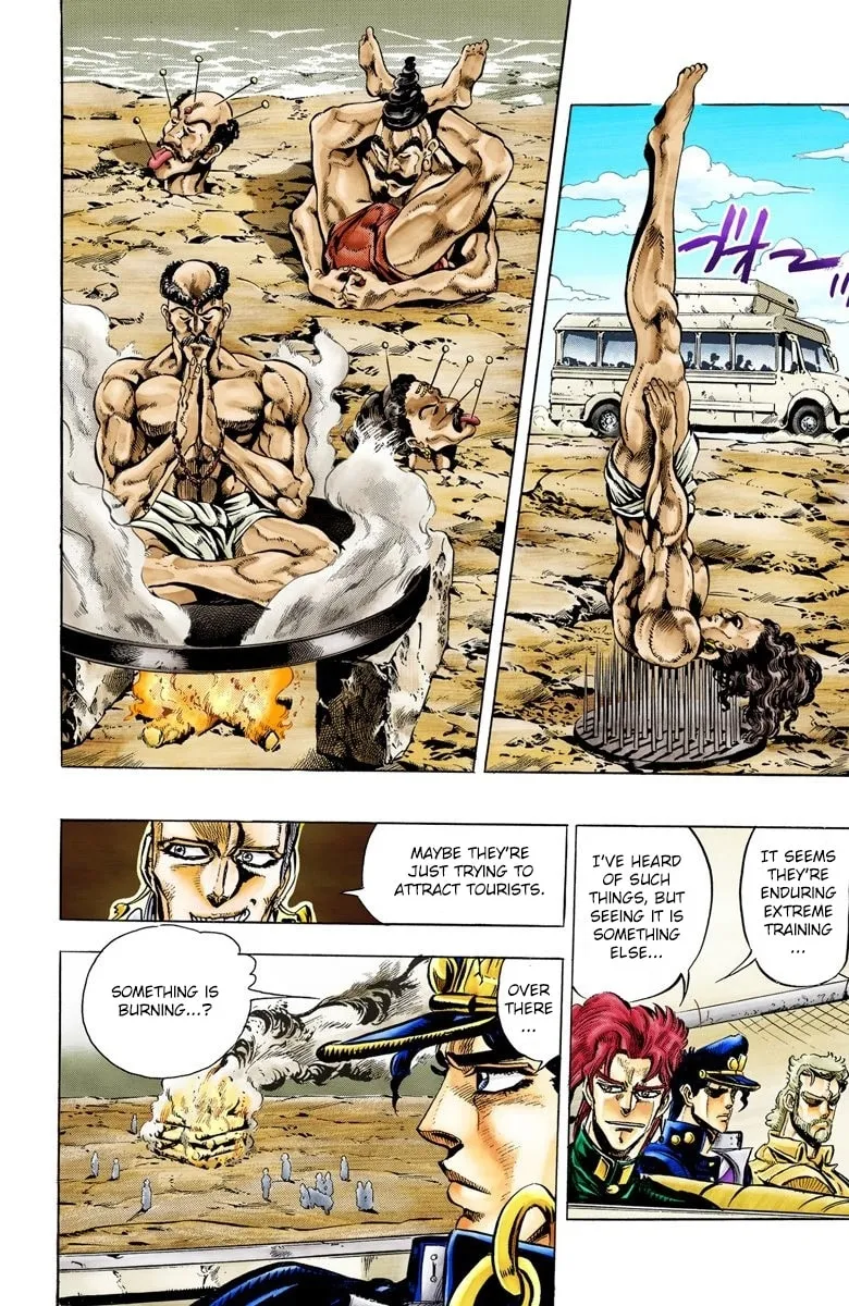 JoJo no Kimyou na Bouken Part 3: Stardust Crusaders Colored Manga — Chapter 34 — Page 8