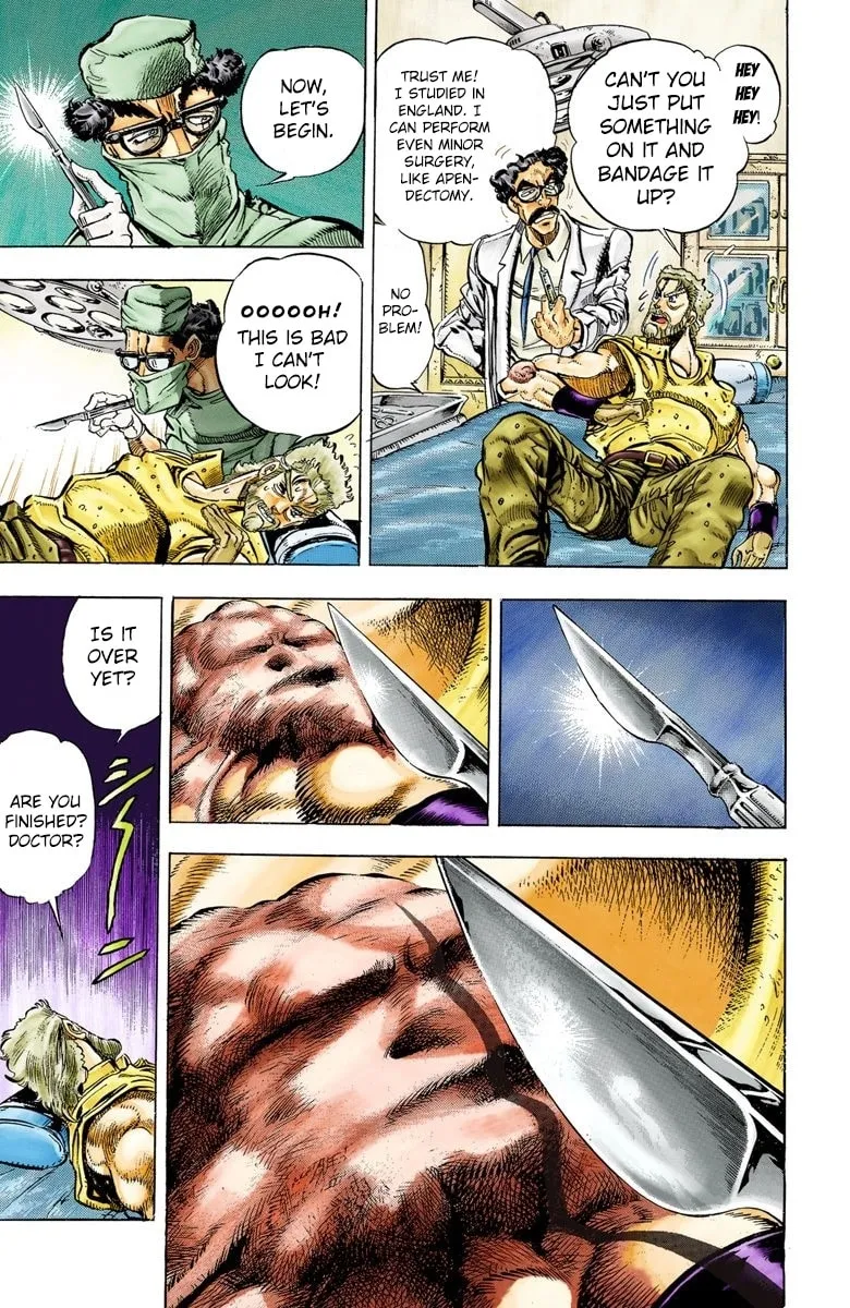 JoJo no Kimyou na Bouken Part 3: Stardust Crusaders Colored Manga — Chapter 34 — Page 12