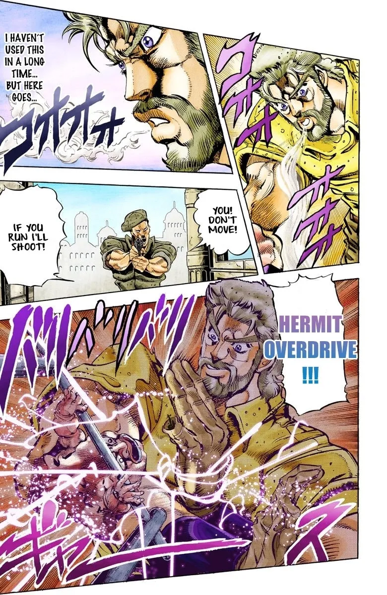 JoJo no Kimyou na Bouken Part 3: Stardust Crusaders Colored Manga — Chapter 35 — Page 9