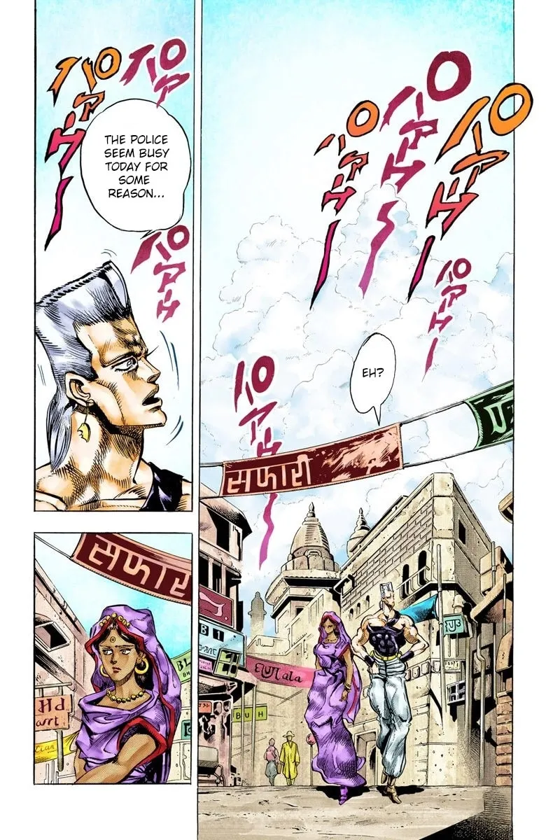 JoJo no Kimyou na Bouken Part 3: Stardust Crusaders Colored Manga — Chapter 35 — Page 12