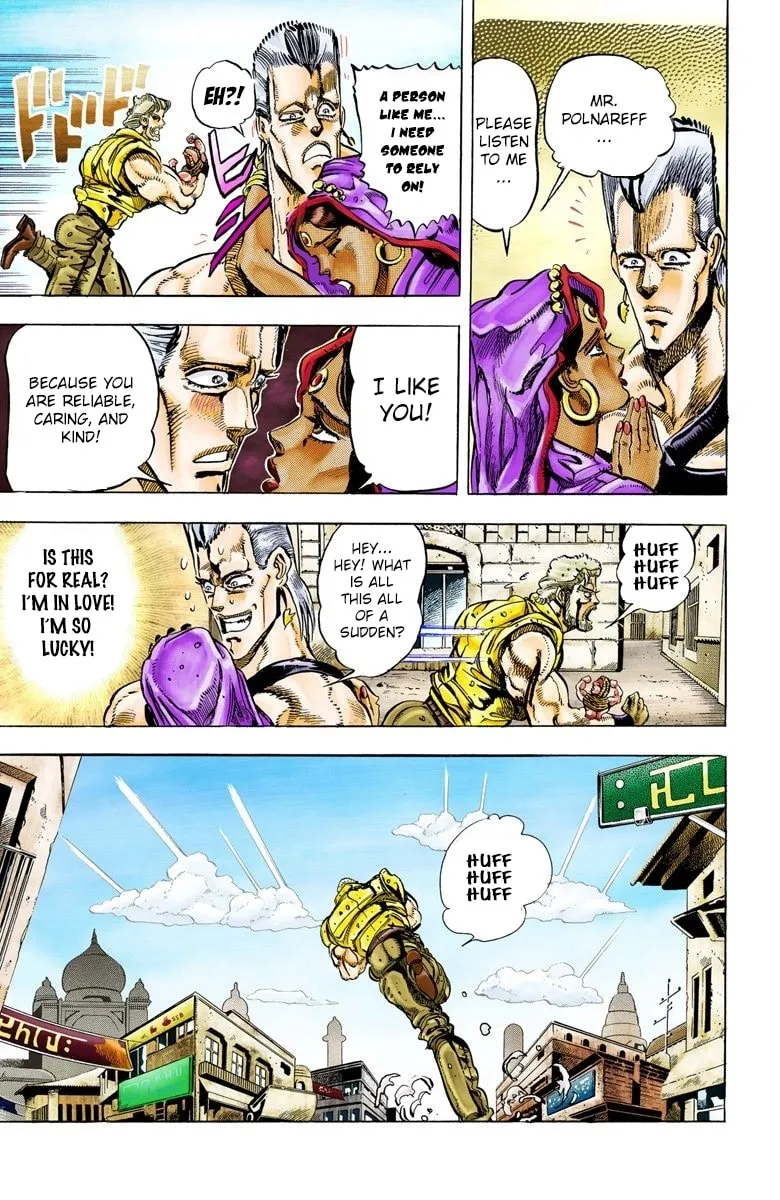 JoJo no Kimyou na Bouken Part 3: Stardust Crusaders Colored Manga — Chapter 36 — Page 7