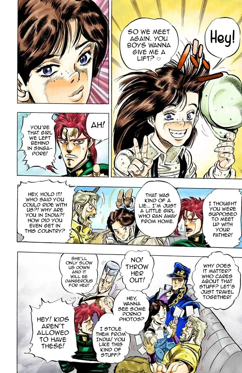 JoJo no Kimyou na Bouken Part 3: Stardust Crusaders Colored Manga β Chapter 37 β Page 6