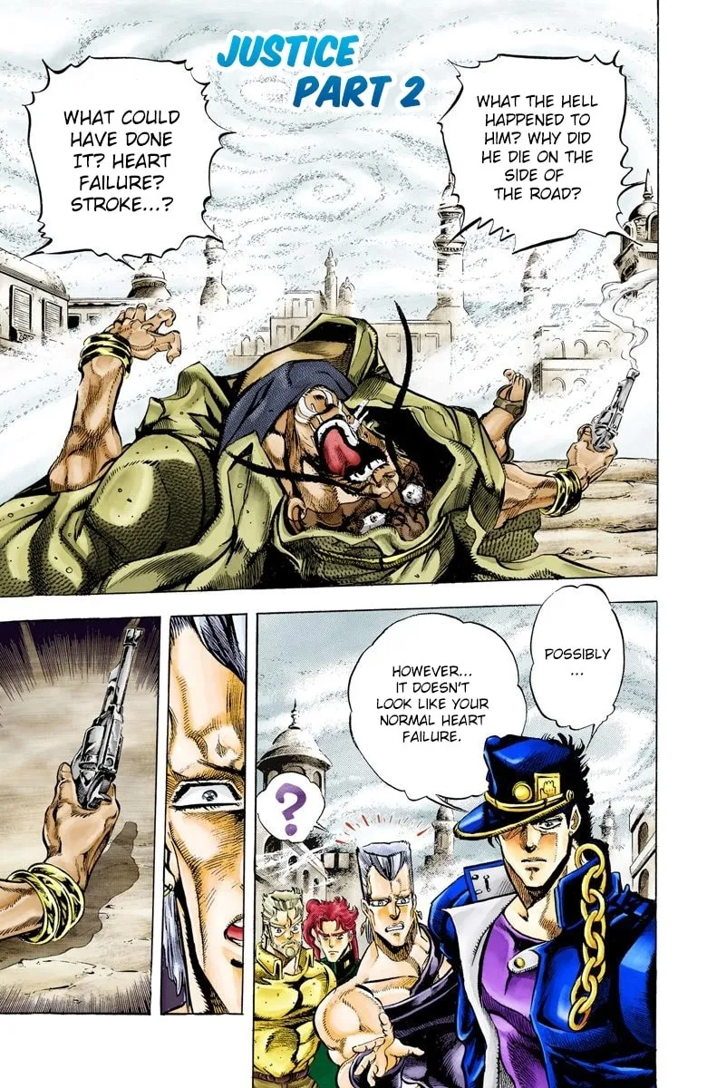 JoJo no Kimyou na Bouken Part 3: Stardust Crusaders Colored Manga — Chapter 42 — Page 2