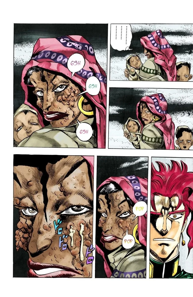 JoJo no Kimyou na Bouken Part 3: Stardust Crusaders Colored Manga — Chapter 42 — Page 5