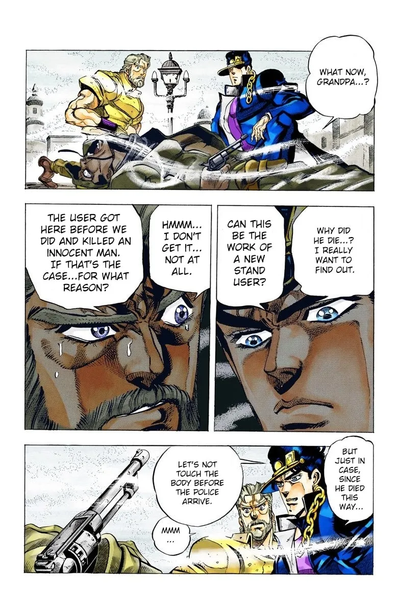 JoJo no Kimyou na Bouken Part 3: Stardust Crusaders Colored Manga — Chapter 42 — Page 9