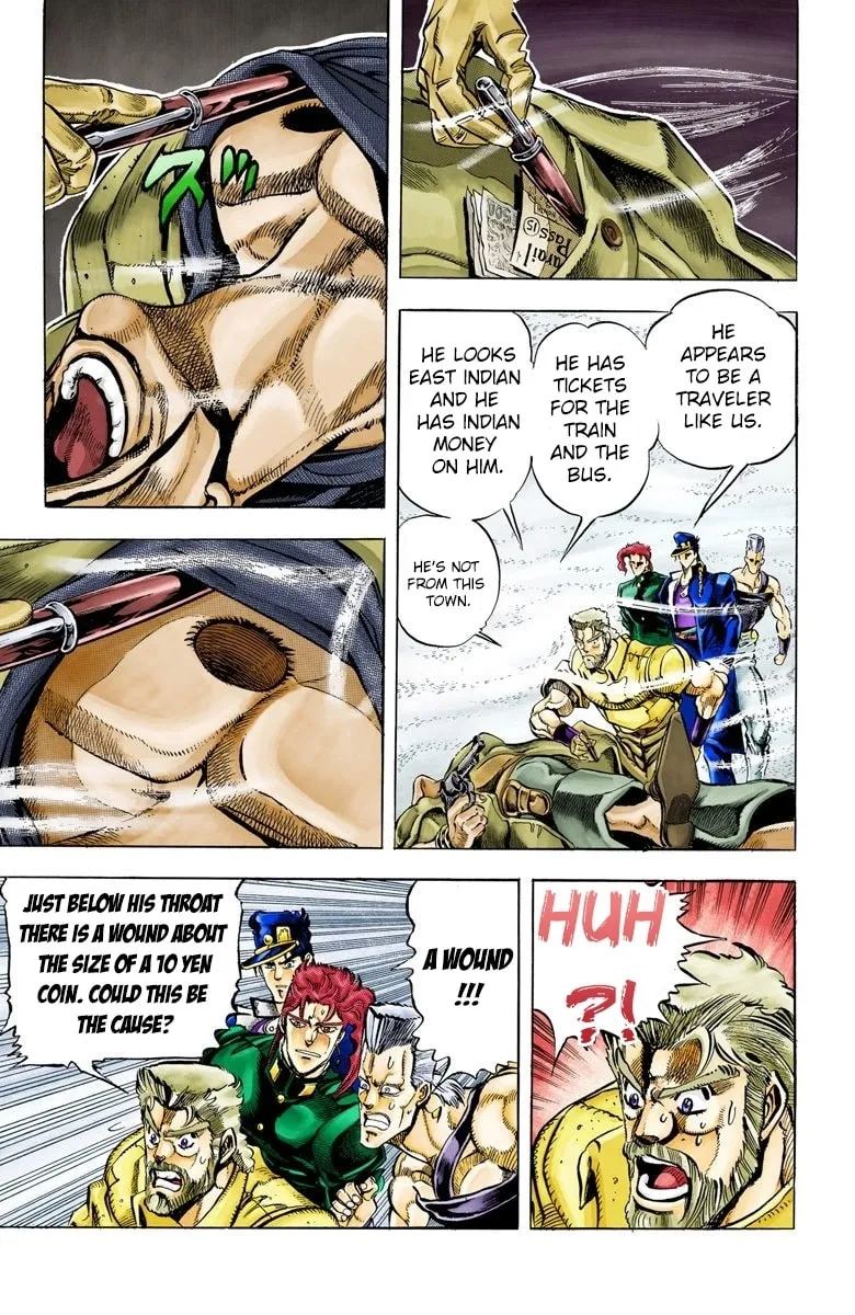 JoJo no Kimyou na Bouken Part 3: Stardust Crusaders Colored Manga — Chapter 42 — Page 12