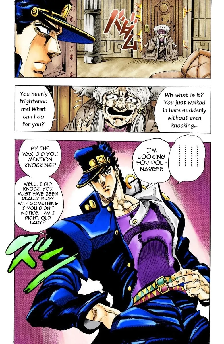 JoJo no Kimyou na Bouken Part 3: Stardust Crusaders Colored Manga β Chapter 45 β Page 19