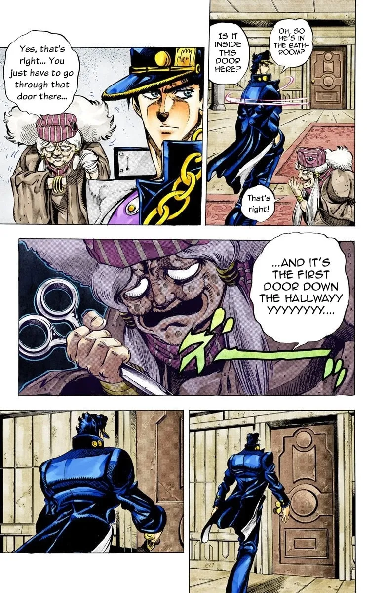 JoJo no Kimyou na Bouken Part 3: Stardust Crusaders Colored Manga — Chapter 46 — Page 3