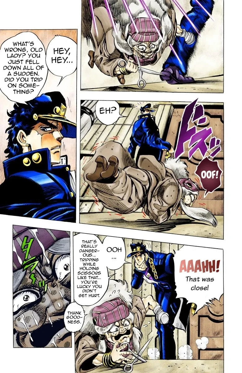 JoJo no Kimyou na Bouken Part 3: Stardust Crusaders Colored Manga — Chapter 46 — Page 5