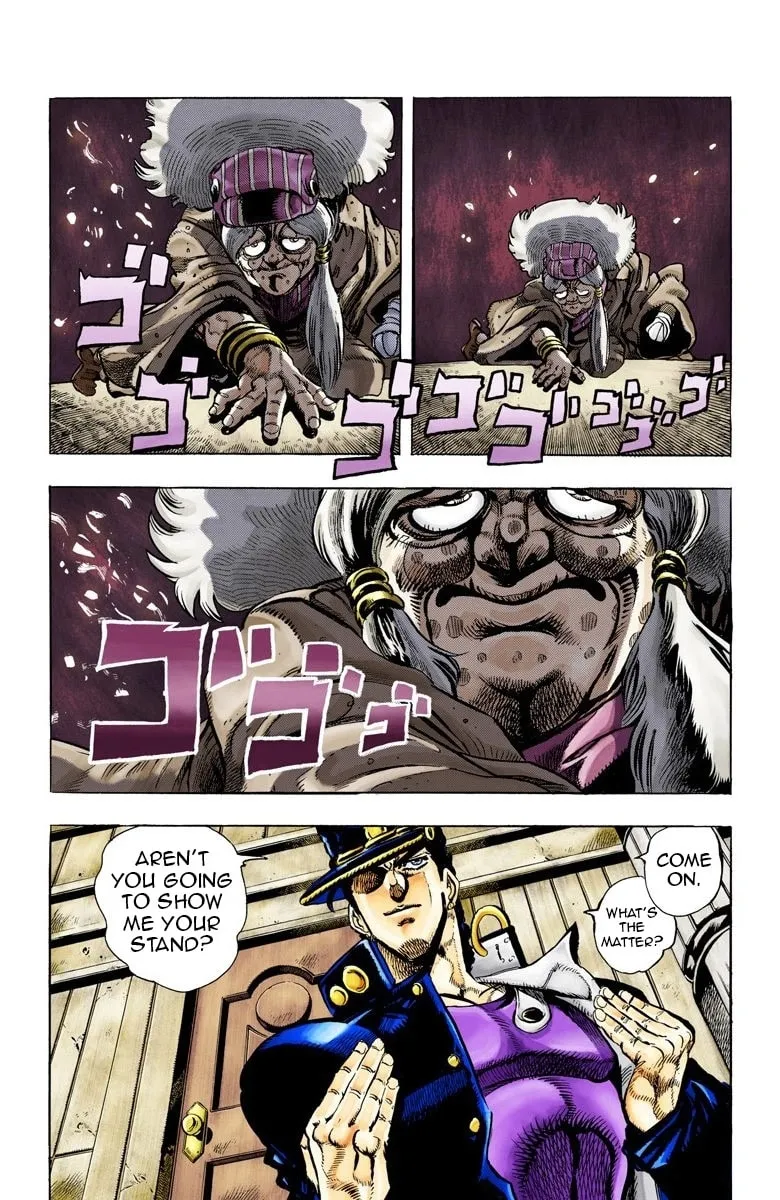 JoJo no Kimyou na Bouken Part 3: Stardust Crusaders Colored Manga — Chapter 46 — Page 8