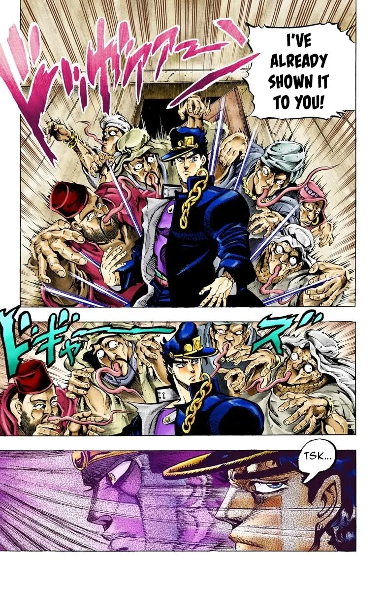 JoJo no Kimyou na Bouken Part 3: Stardust Crusaders Colored Manga — Chapter 46 — Page 9