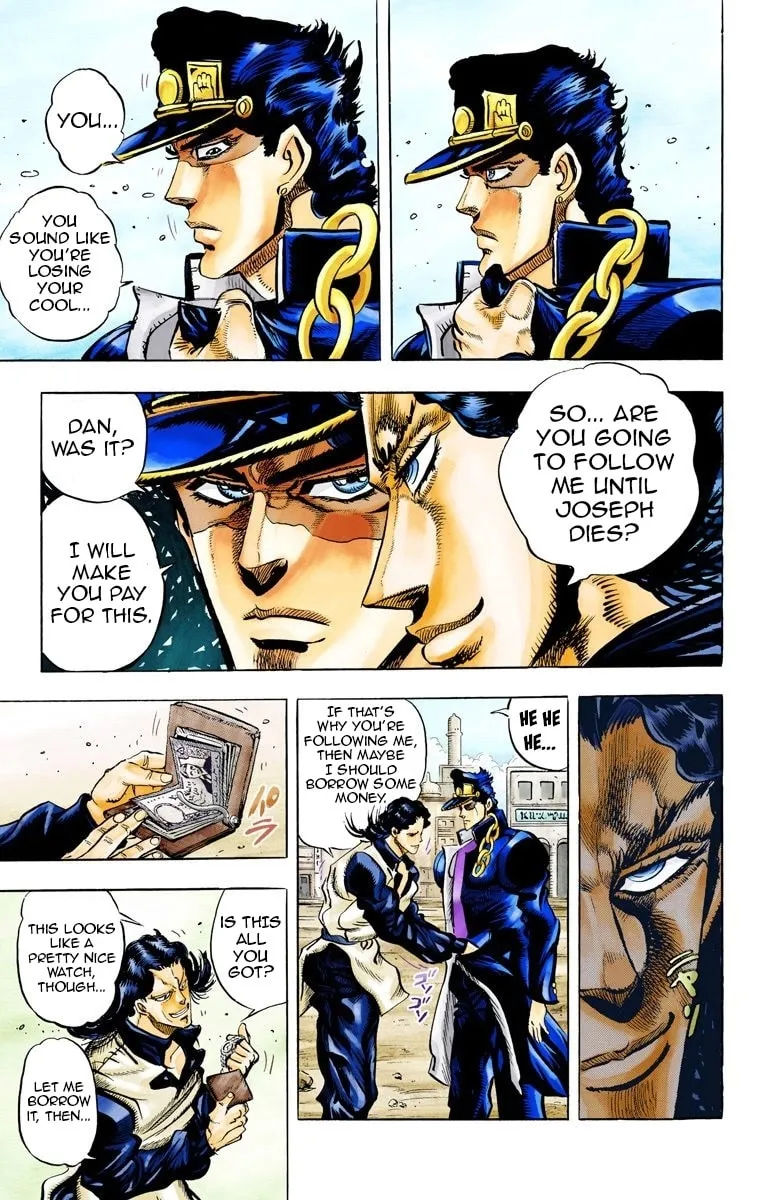 JoJo no Kimyou na Bouken Part 3: Stardust Crusaders Colored Manga β Chapter 49 β Page 9