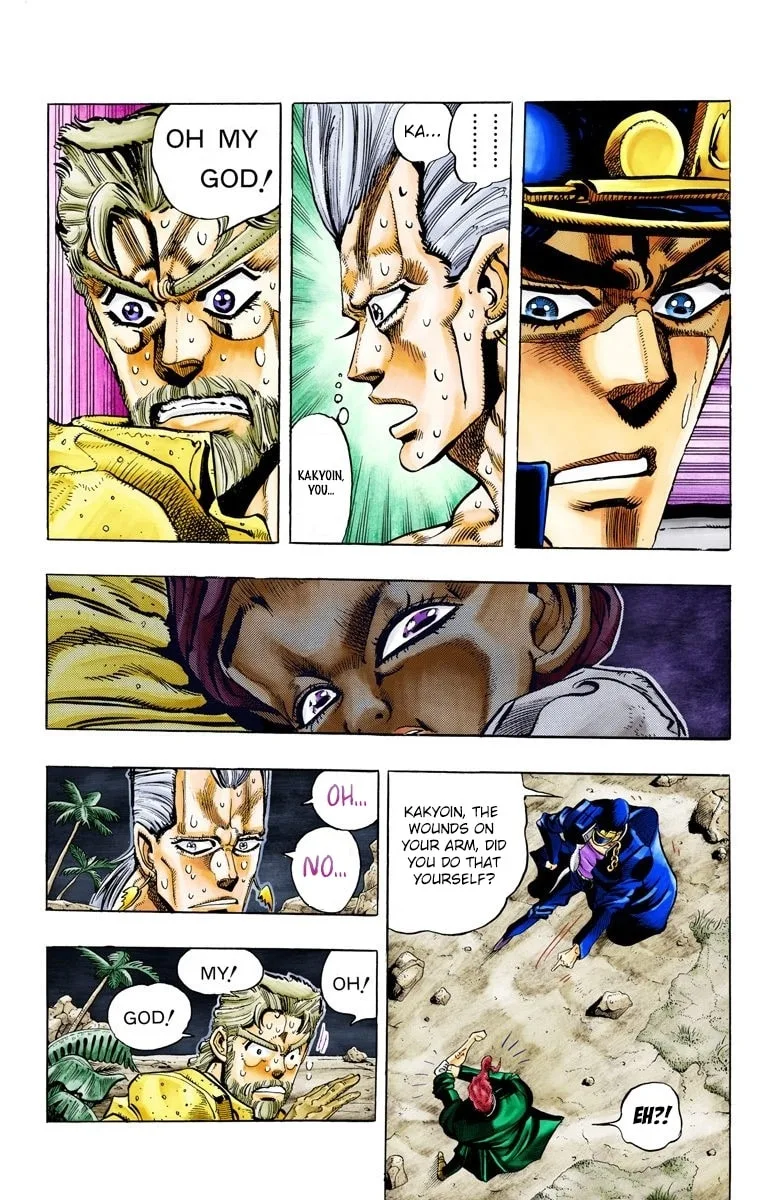 JoJo no Kimyou na Bouken Part 3: Stardust Crusaders Colored Manga — Chapter 58 — Page 12