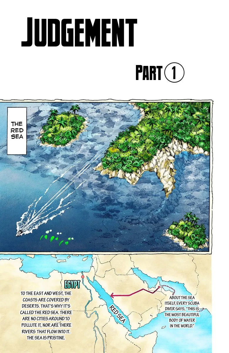 JoJo no Kimyou na Bouken Part 3: Stardust Crusaders Colored Manga — Chapter 61 — Page 1