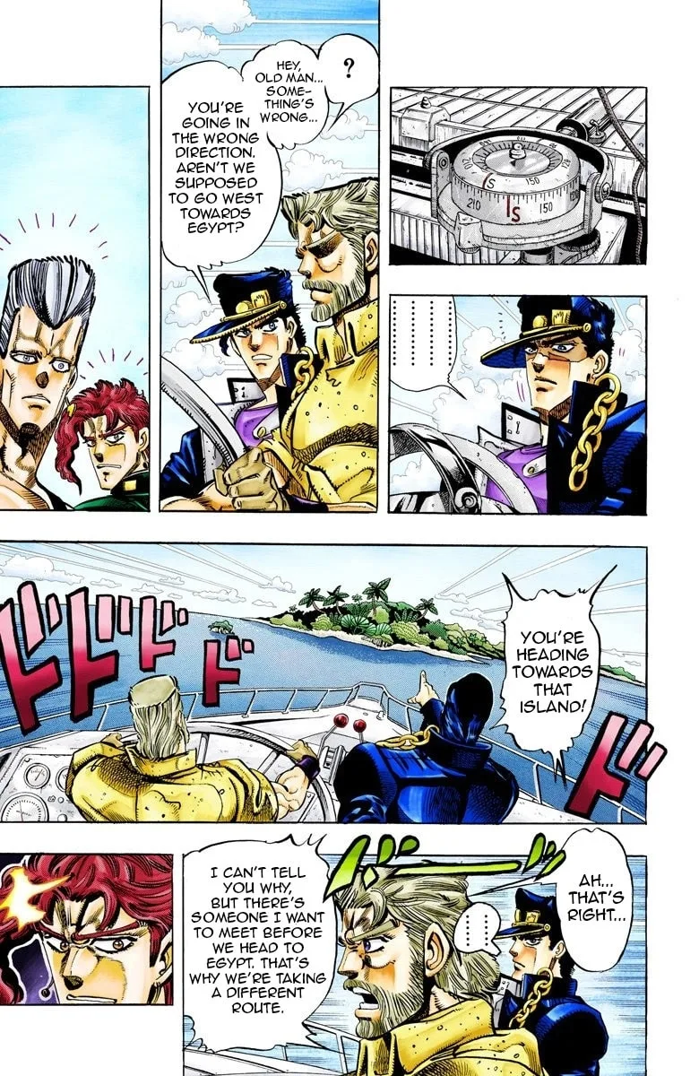 JoJo no Kimyou na Bouken Part 3: Stardust Crusaders Colored Manga — Chapter 61 — Page 3