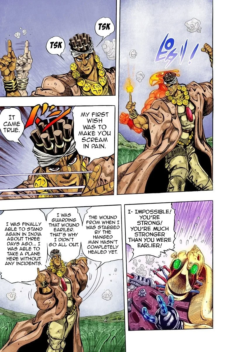 JoJo no Kimyou na Bouken Part 3: Stardust Crusaders Colored Manga — Chapter 65 — Page 11