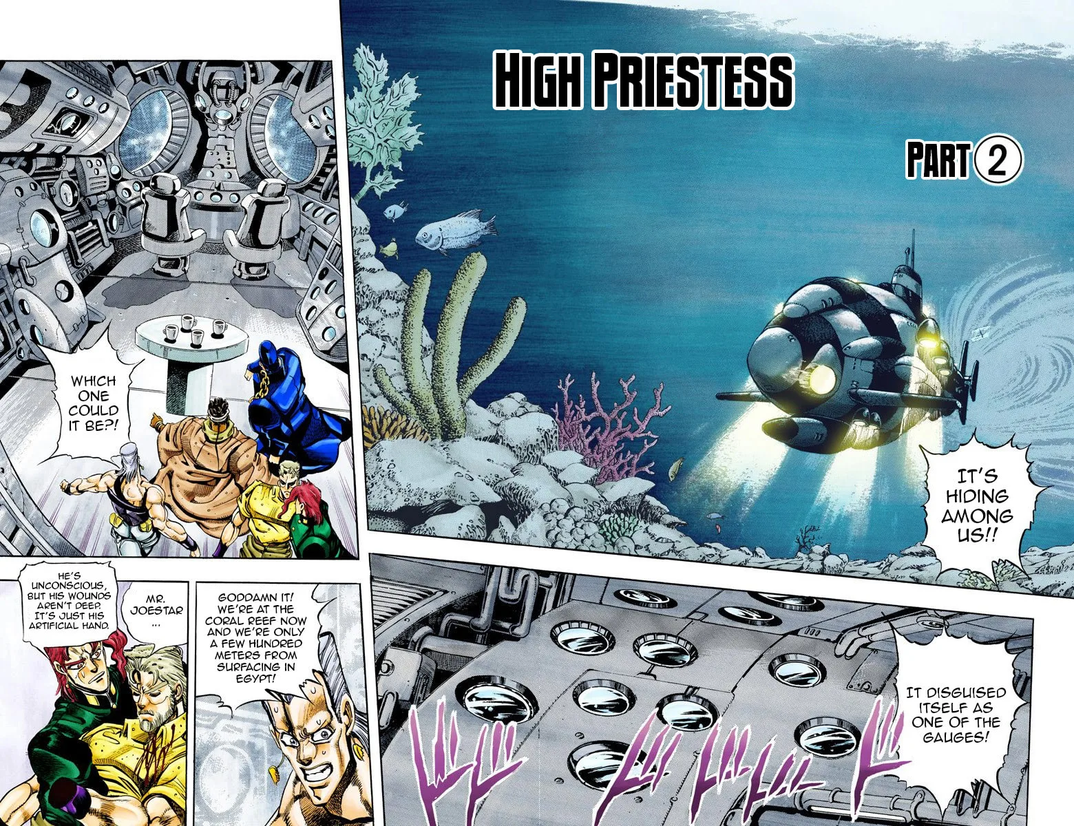 JoJo no Kimyou na Bouken Part 3: Stardust Crusaders Colored Manga β Chapter 67 β Page 2