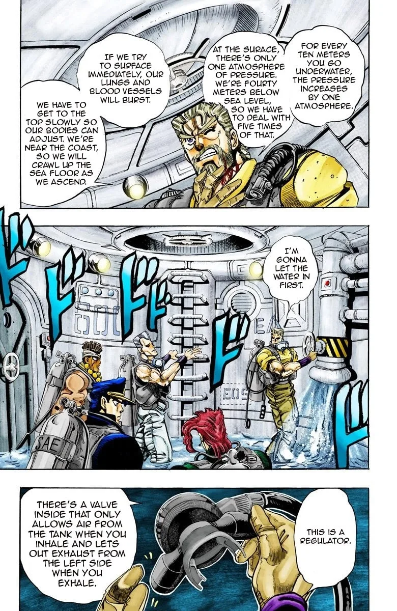 JoJo no Kimyou na Bouken Part 3: Stardust Crusaders Colored Manga — Chapter 68 — Page 3