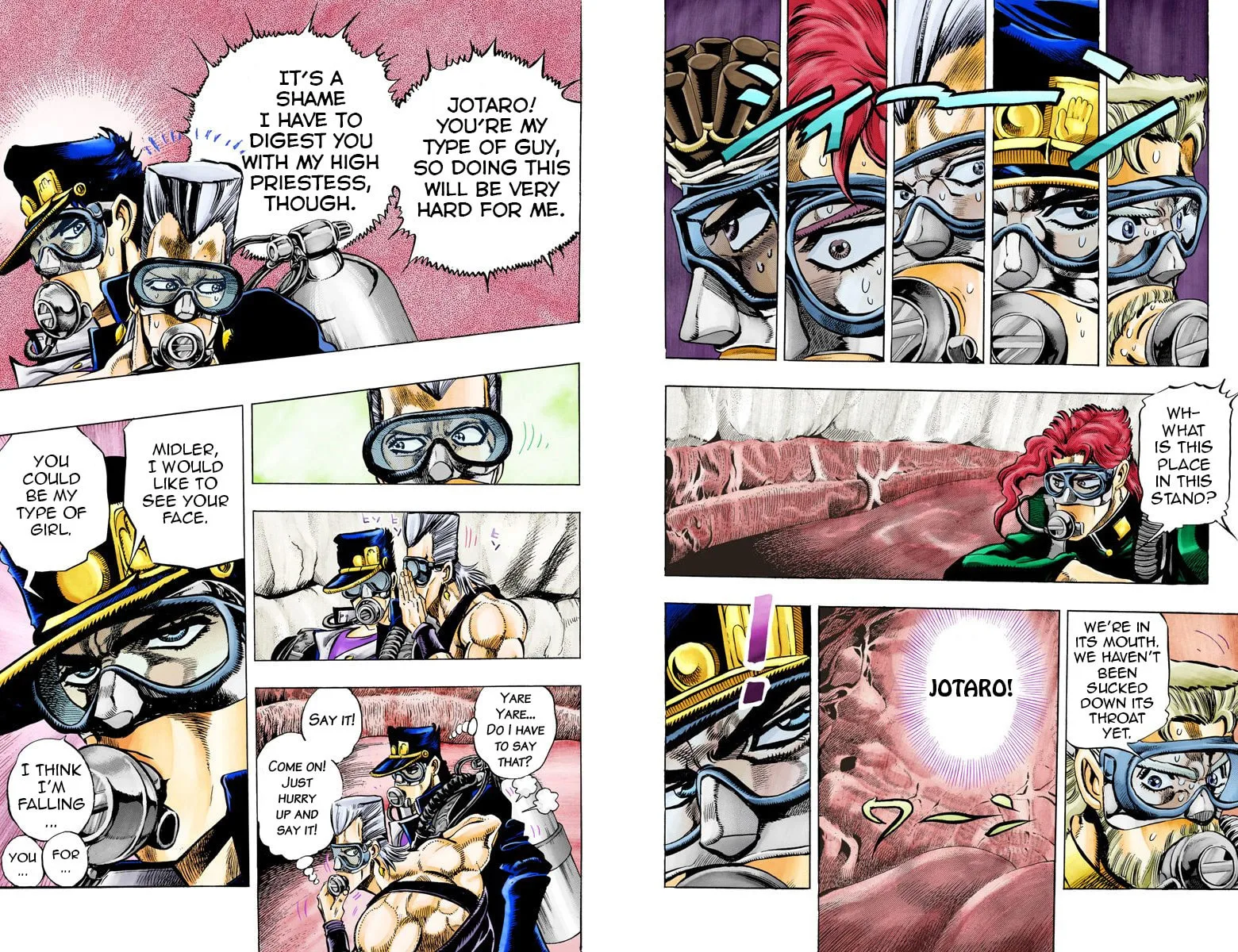 JoJo no Kimyou na Bouken Part 3: Stardust Crusaders Colored Manga — Chapter 69 — Page 4