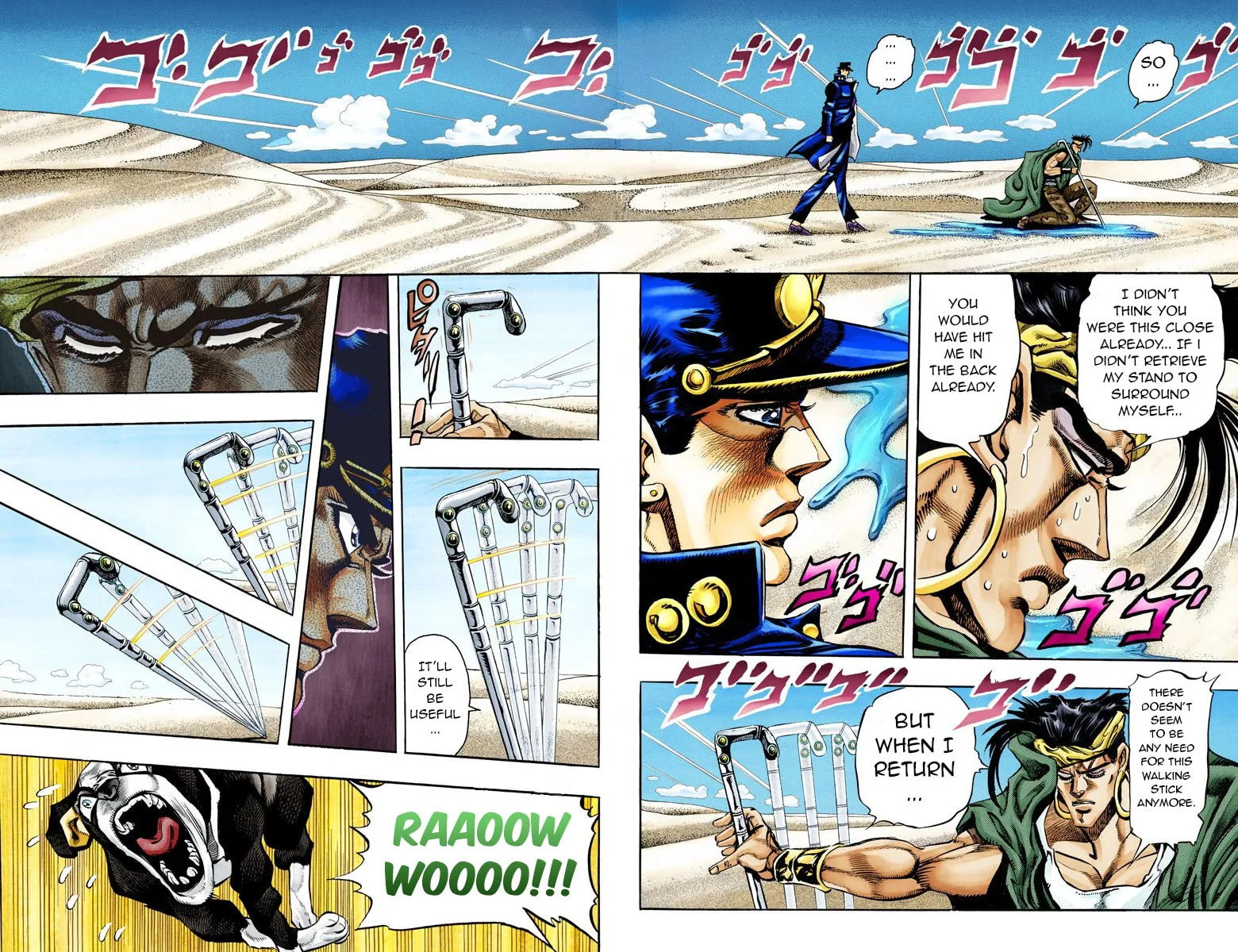 JoJo no Kimyou na Bouken Part 3: Stardust Crusaders Colored Manga β Chapter 75 β Page 4