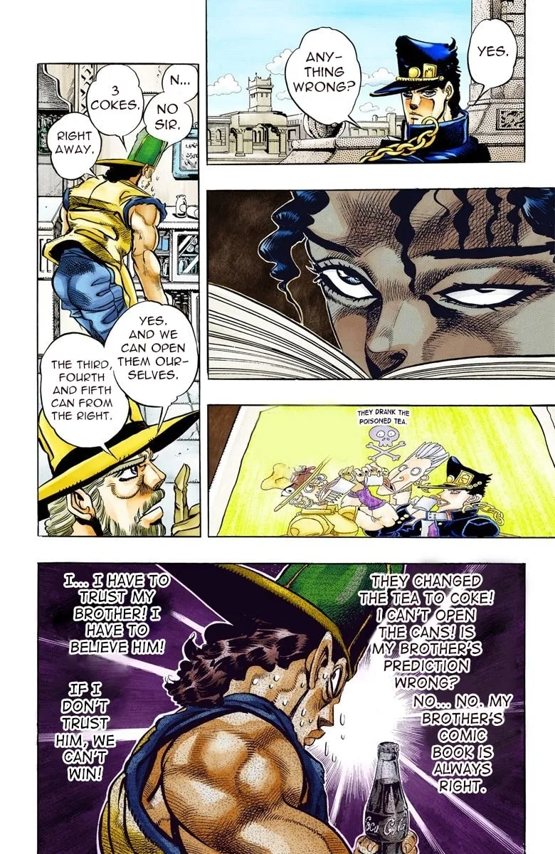 JoJo no Kimyou na Bouken Part 3: Stardust Crusaders Colored Manga — Chapter 77 — Page 9