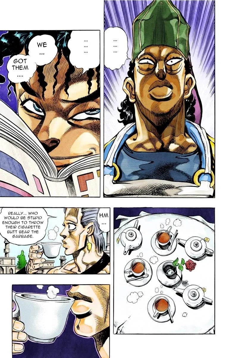 JoJo no Kimyou na Bouken Part 3: Stardust Crusaders Colored Manga — Chapter 77 — Page 12