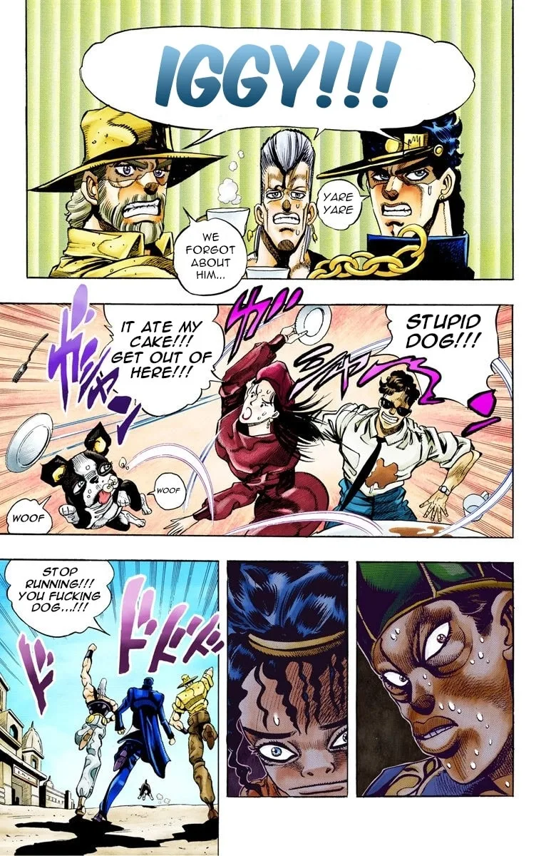 JoJo no Kimyou na Bouken Part 3: Stardust Crusaders Colored Manga — Chapter 77 — Page 14