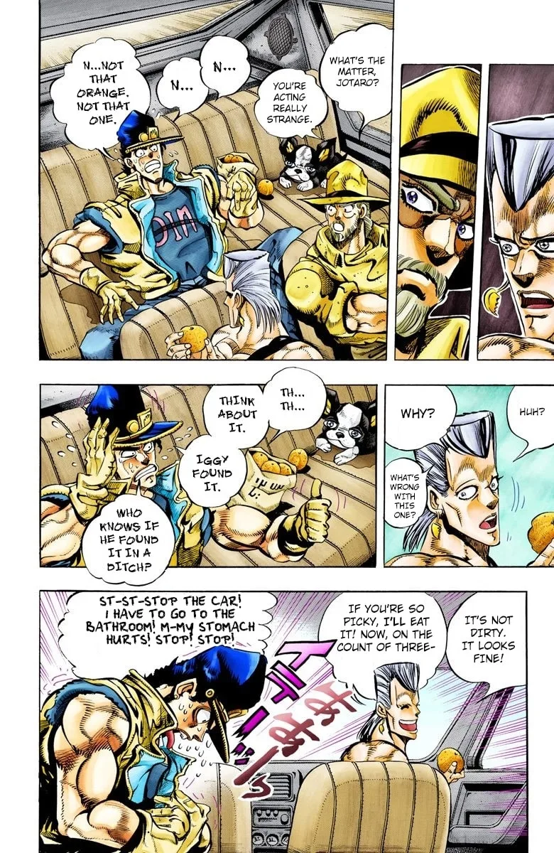 JoJo no Kimyou na Bouken Part 3: Stardust Crusaders Colored Manga — Chapter 79 — Page 8