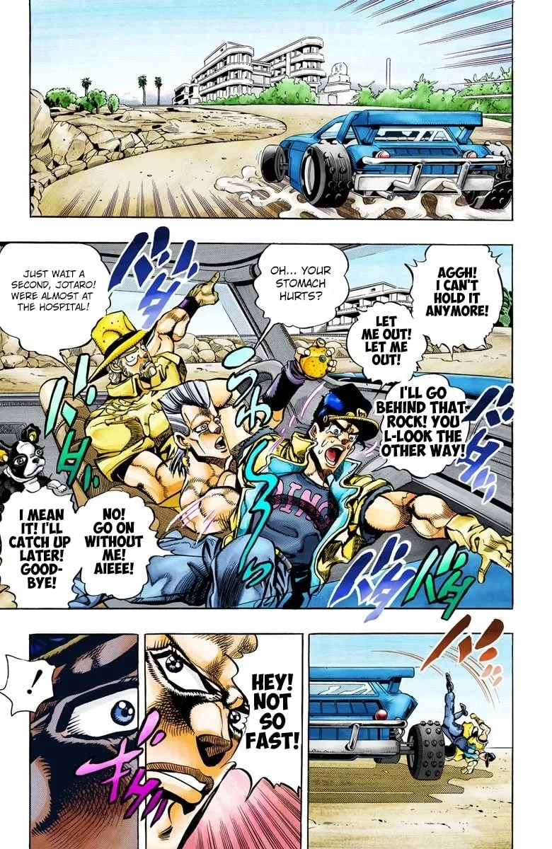 JoJo no Kimyou na Bouken Part 3: Stardust Crusaders Colored Manga — Chapter 79 — Page 9