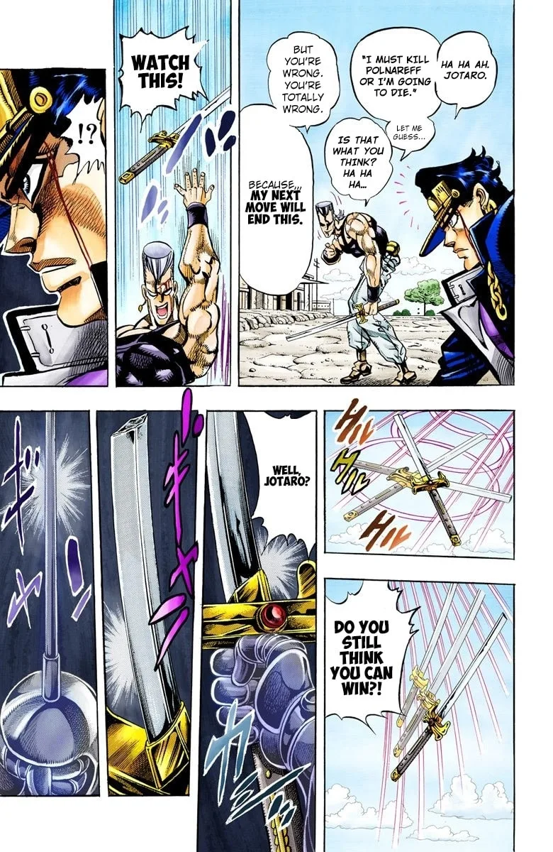 JoJo no Kimyou na Bouken Part 3: Stardust Crusaders Colored Manga — Chapter 84 — Page 12