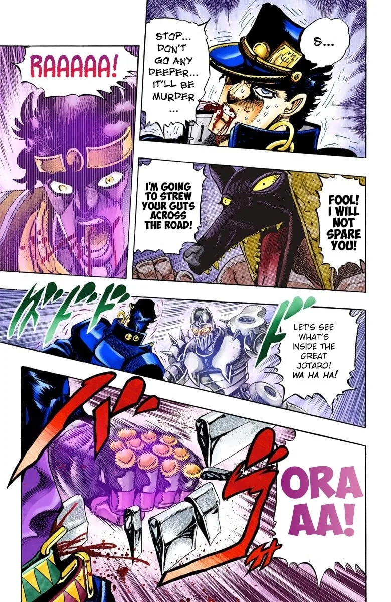 JoJo no Kimyou na Bouken Part 3: Stardust Crusaders Colored Manga — Chapter 85 — Page 3