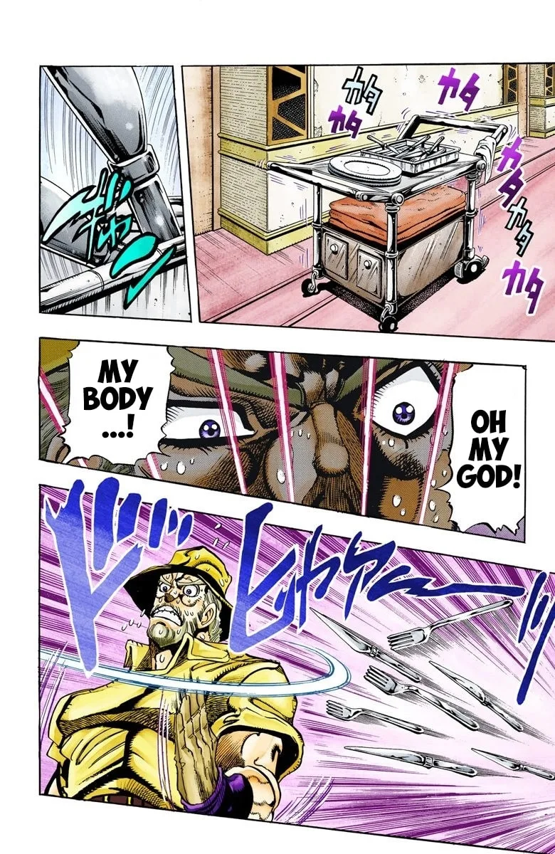 JoJo no Kimyou na Bouken Part 3: Stardust Crusaders Colored Manga — Chapter 87 — Page 12