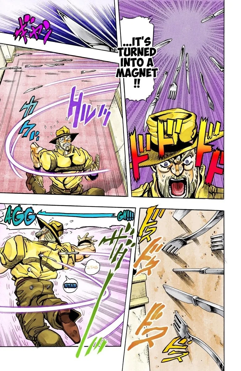 JoJo no Kimyou na Bouken Part 3: Stardust Crusaders Colored Manga — Chapter 87 — Page 13