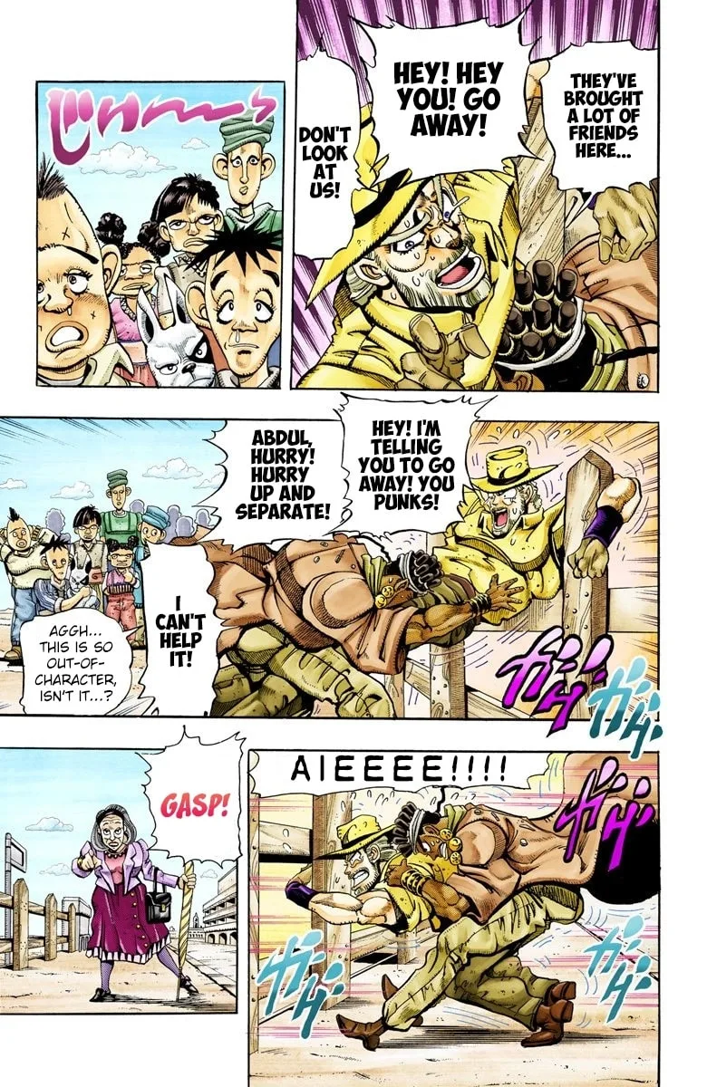 JoJo no Kimyou na Bouken Part 3: Stardust Crusaders Colored Manga — Chapter 89 — Page 8