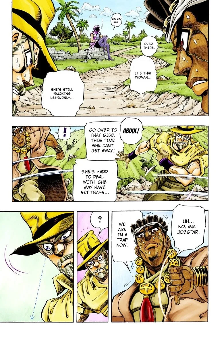 JoJo no Kimyou na Bouken Part 3: Stardust Crusaders Colored Manga — Chapter 89 — Page 12