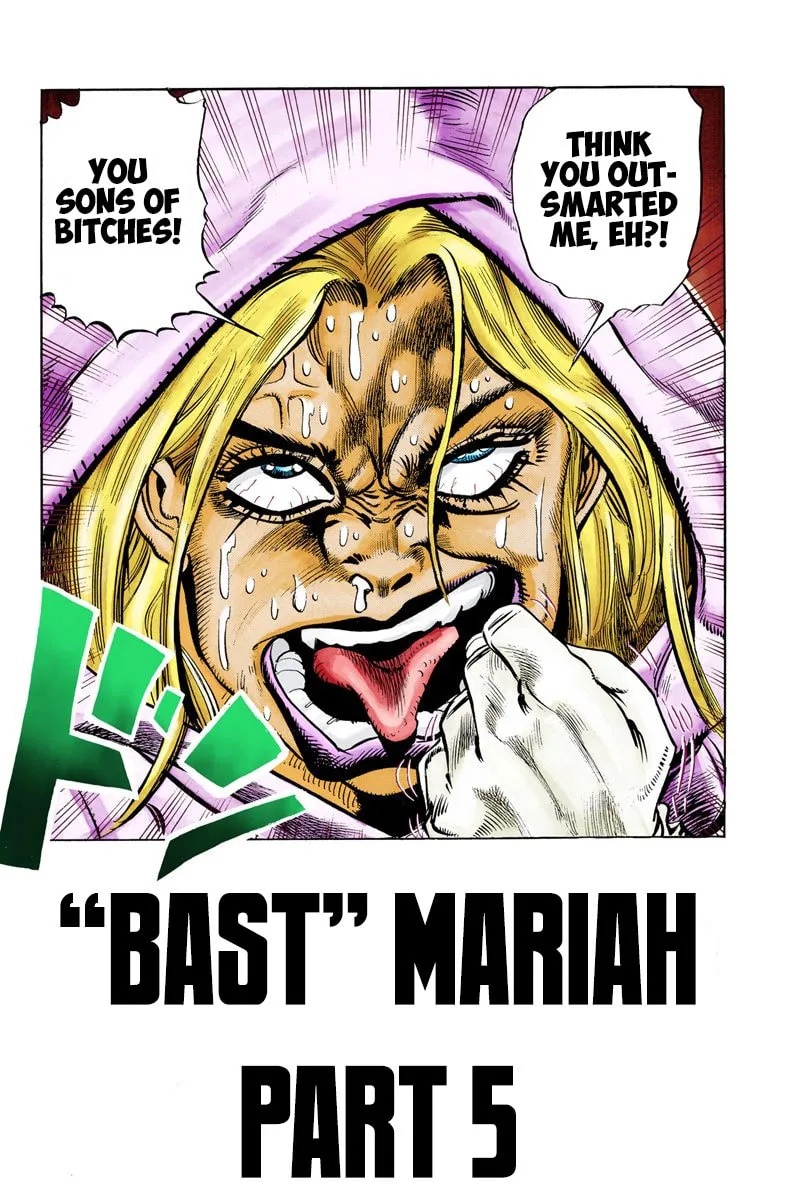 JoJo no Kimyou na Bouken Part 3: Stardust Crusaders Colored Manga β Chapter 90 β Page 1