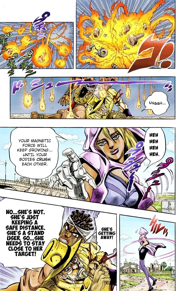 JoJo no Kimyou na Bouken Part 3: Stardust Crusaders Colored Manga β Chapter 90 β Page 7
