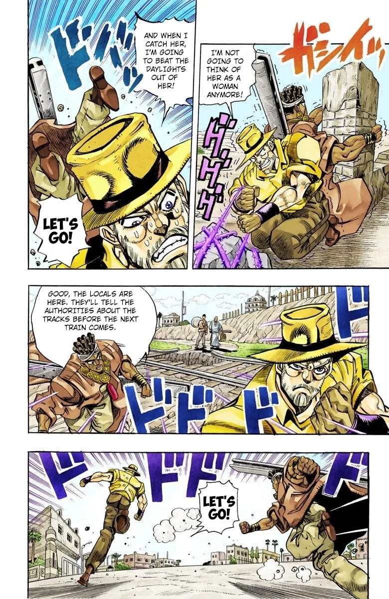 JoJo no Kimyou na Bouken Part 3: Stardust Crusaders Colored Manga β Chapter 90 β Page 10