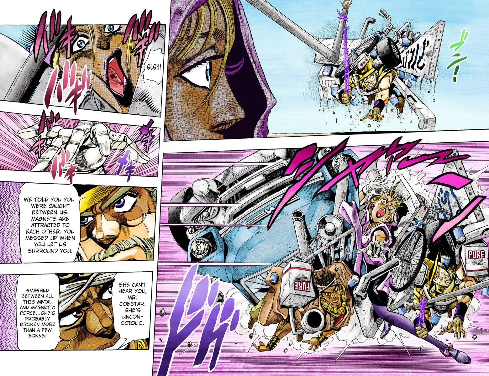 JoJo no Kimyou na Bouken Part 3: Stardust Crusaders Colored Manga β Chapter 91 β Page 9