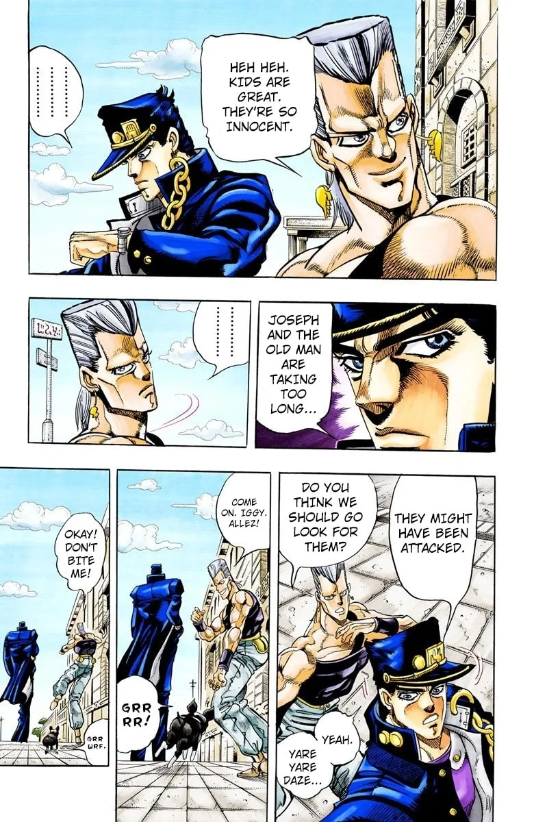 JoJo no Kimyou na Bouken Part 3: Stardust Crusaders Colored Manga β Chapter 91 β Page 13
