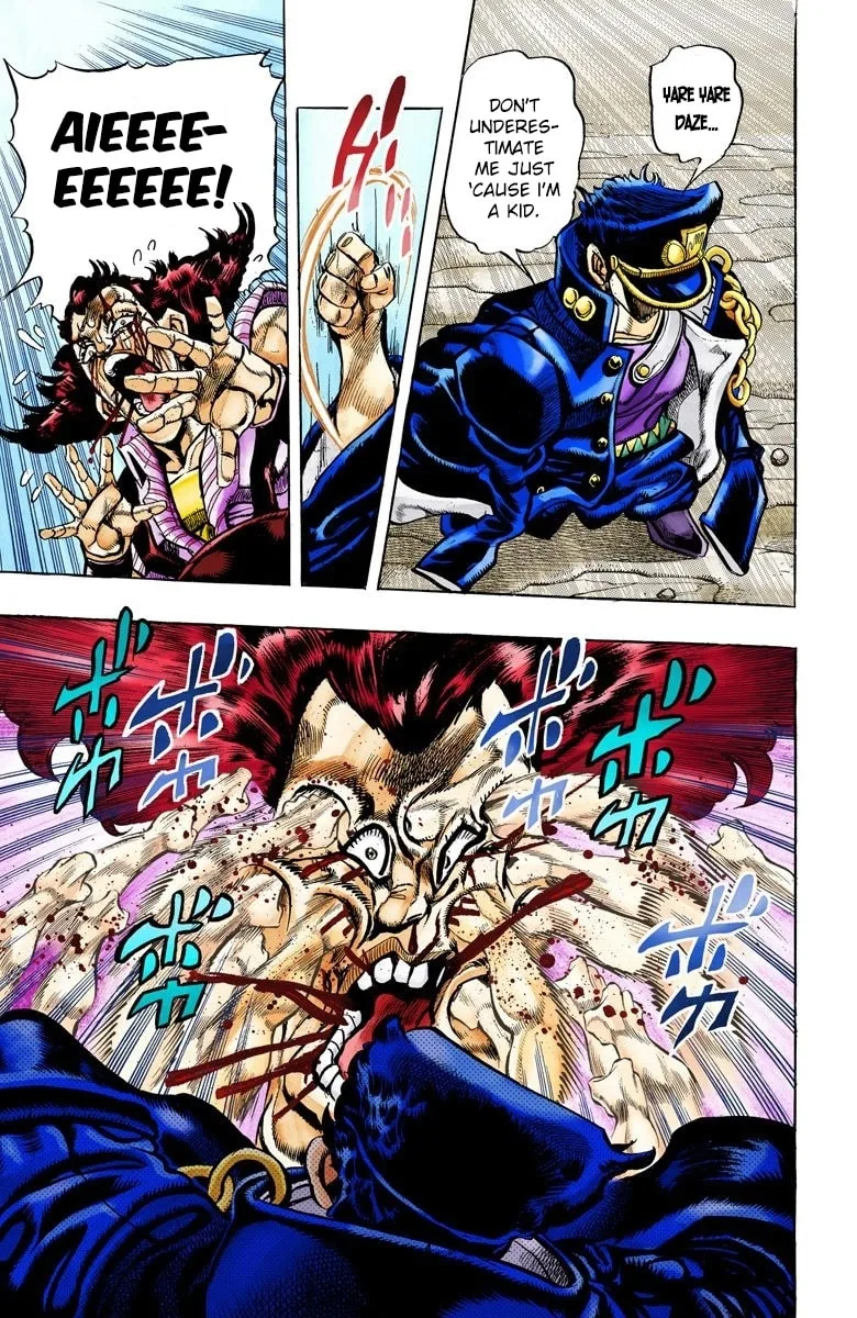 JoJo no Kimyou na Bouken Part 3: Stardust Crusaders Colored Manga — Chapter 96 — Page 9