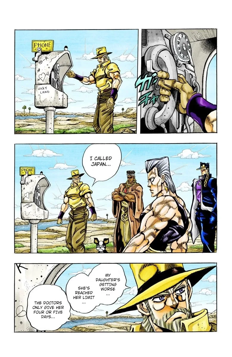 JoJo no Kimyou na Bouken Part 3: Stardust Crusaders Colored Manga — Chapter 97 — Page 18