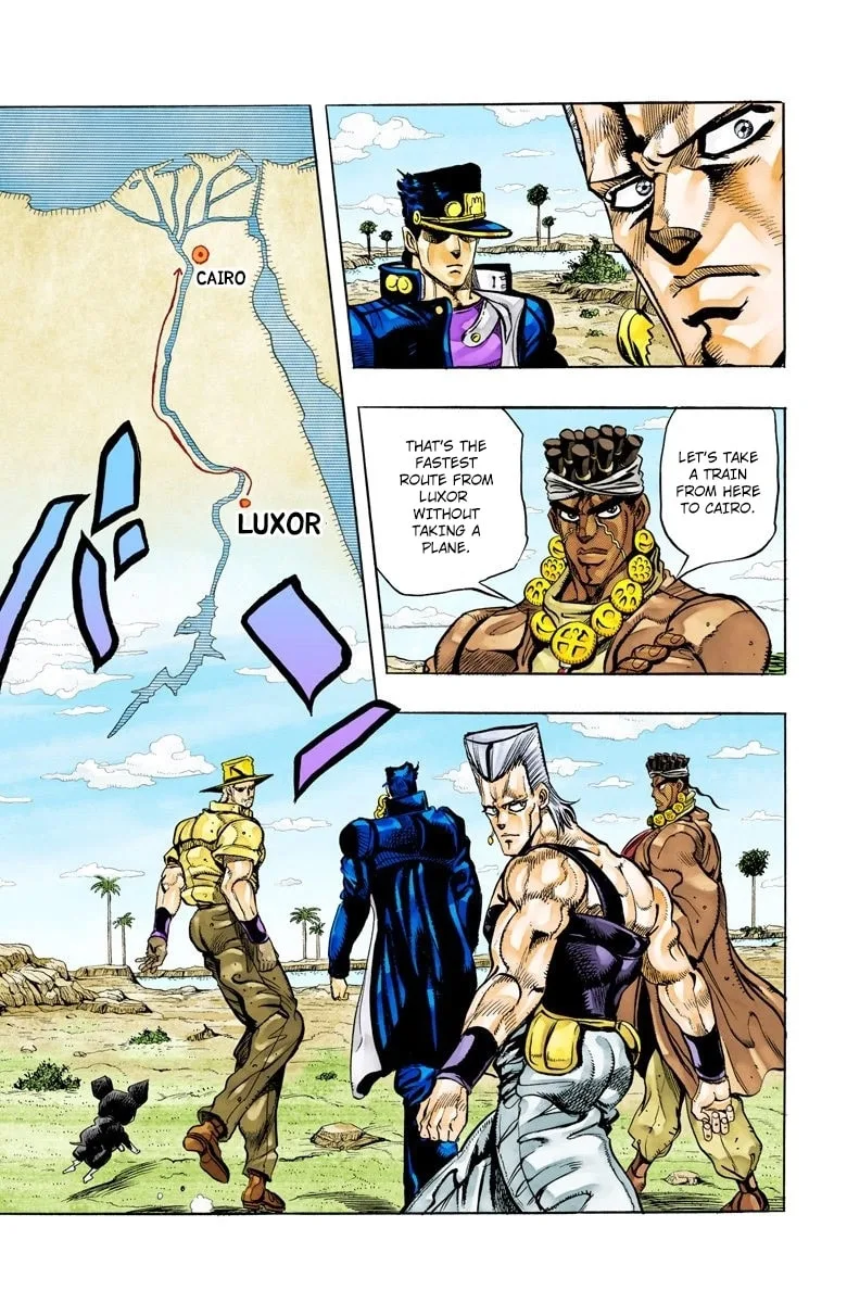 JoJo no Kimyou na Bouken Part 3: Stardust Crusaders Colored Manga — Chapter 97 — Page 19