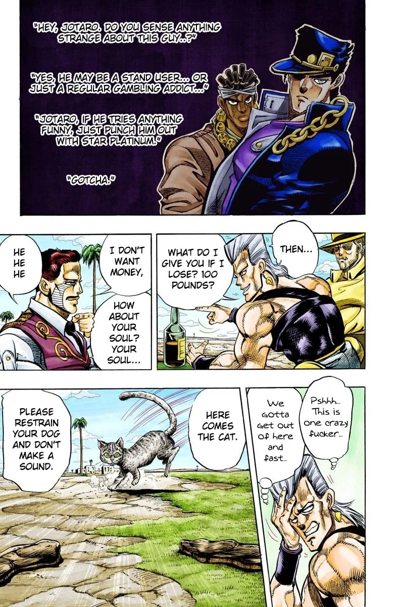 JoJo no Kimyou na Bouken Part 3: Stardust Crusaders Colored Manga — Chapter 98 — Page 16