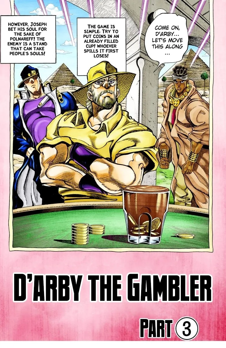 JoJo no Kimyou na Bouken Part 3: Stardust Crusaders Colored Manga — Chapter 100 — Page 1