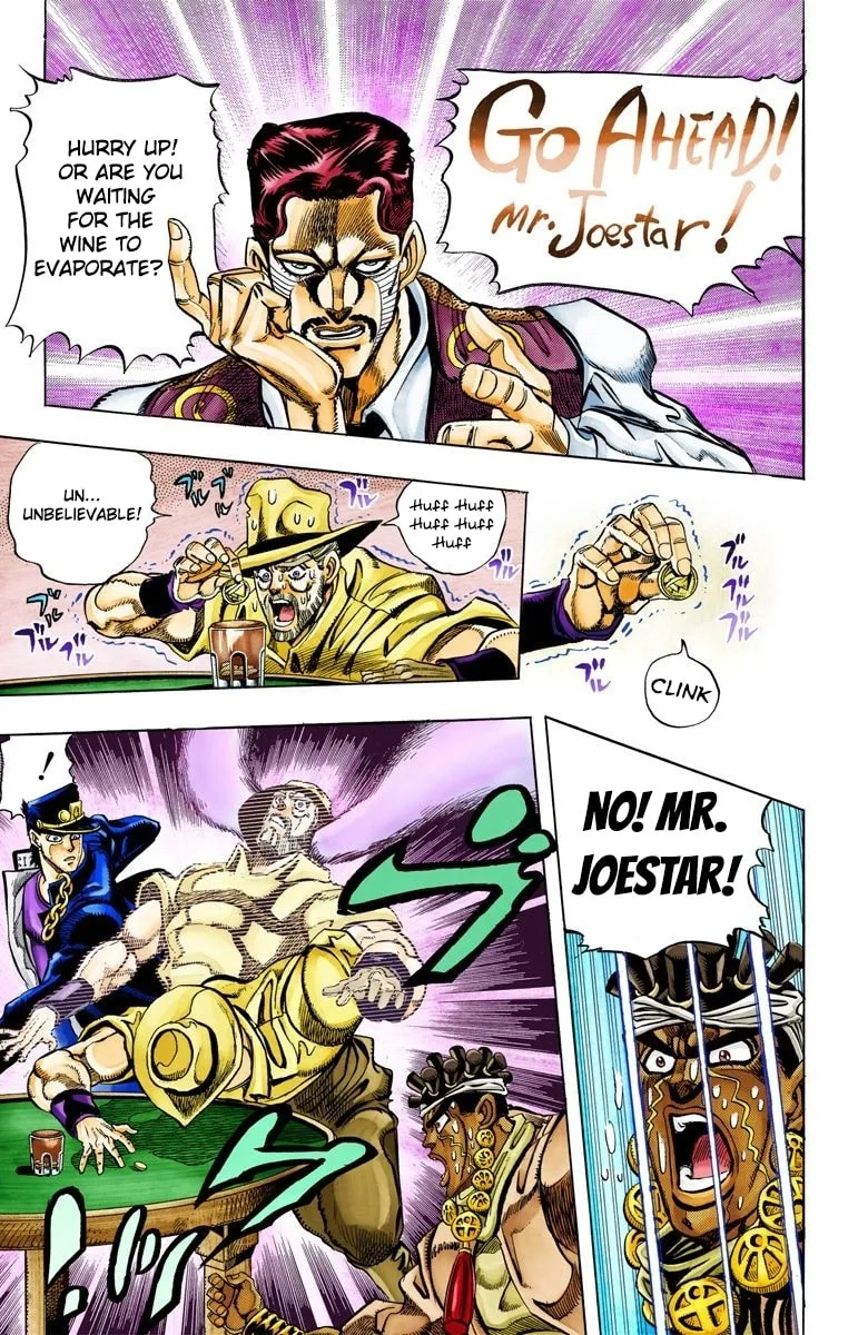 JoJo no Kimyou na Bouken Part 3: Stardust Crusaders Colored Manga — Chapter 100 — Page 7